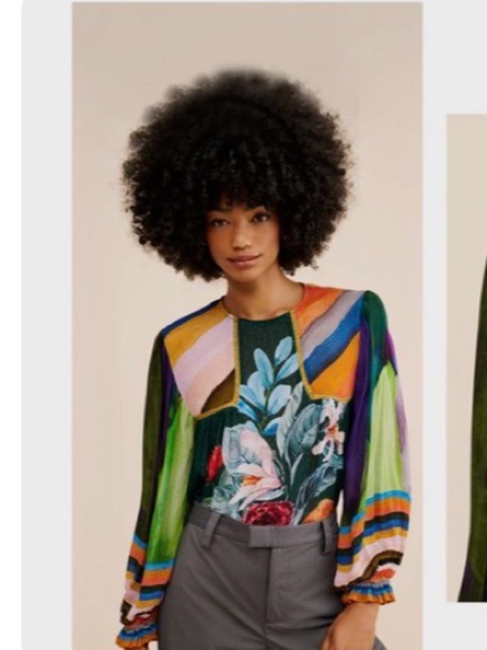 Bl^nk Blank London Anthropologie MIRANDA PEASANT Top - Picture 7 of 7